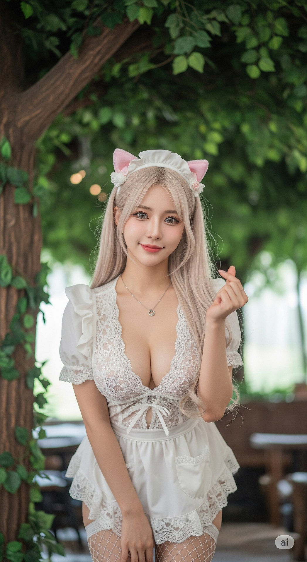 今天扮演女僕
