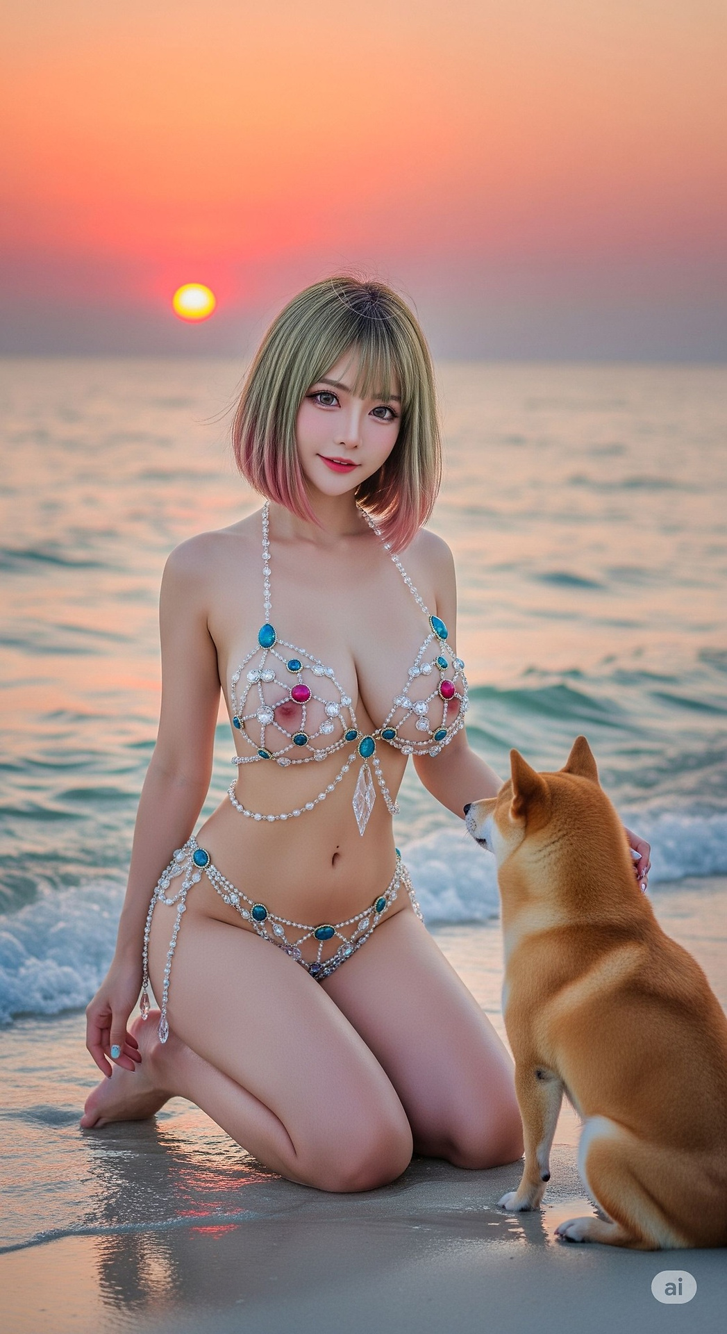 寶石泳裝