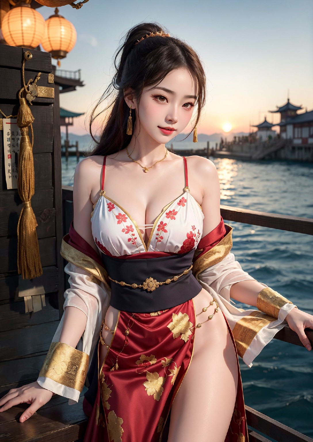 航行到西方的東方女孩