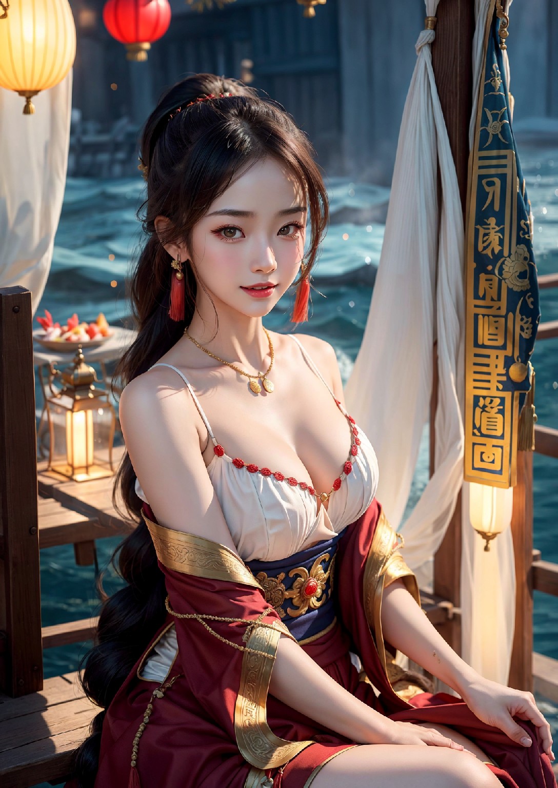 航行到西方的東方女孩