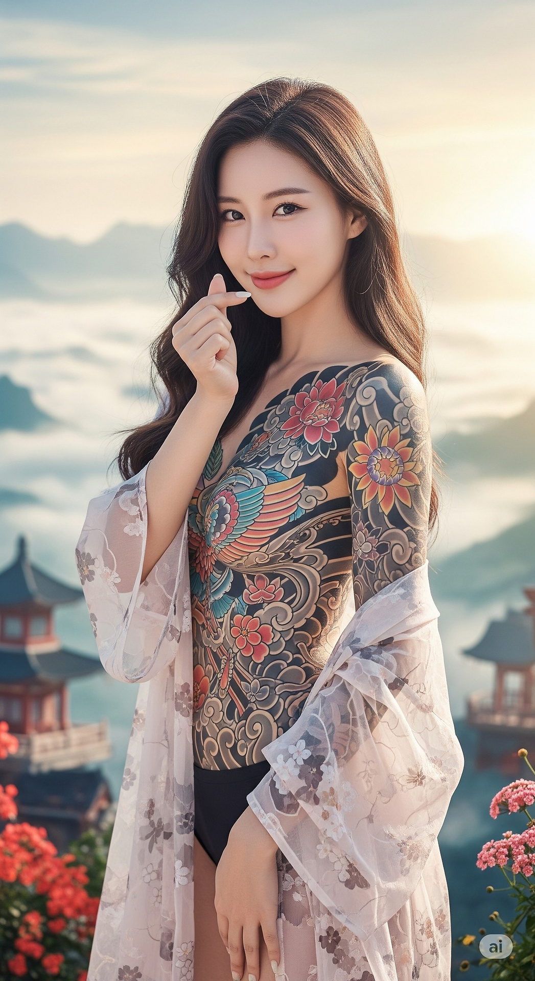 紋身妹子