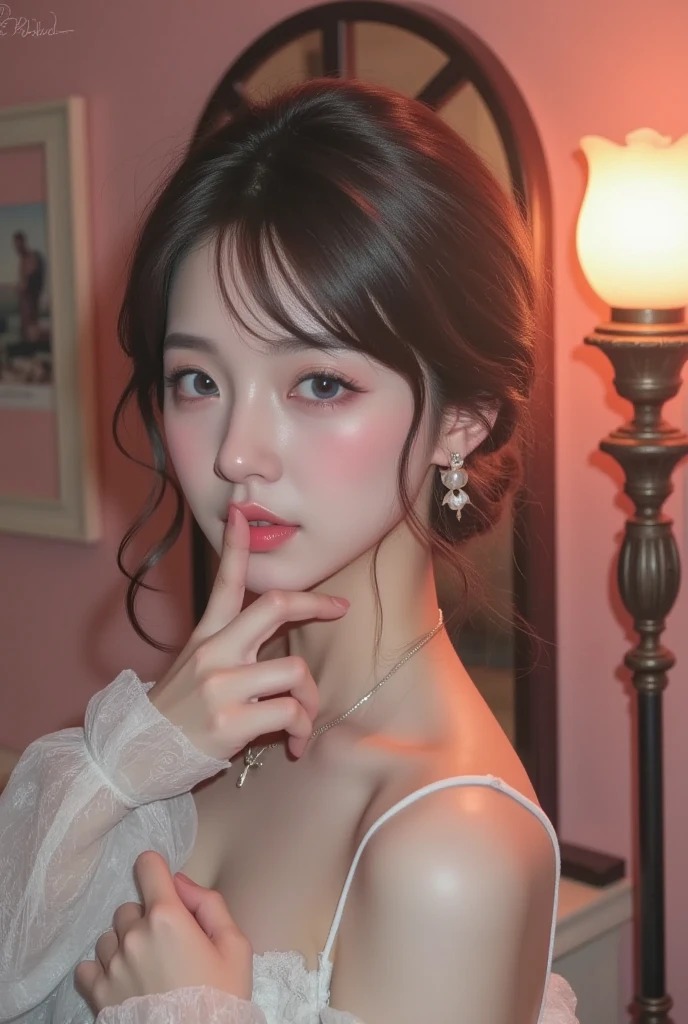 粉色的迷人小姐姐