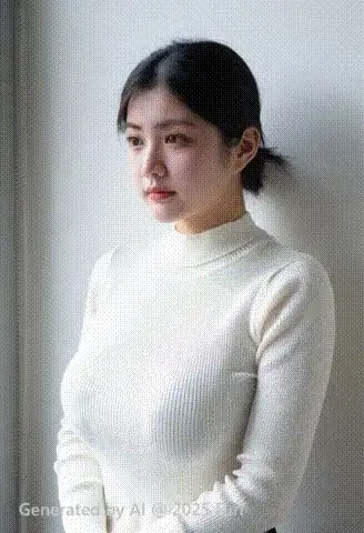 最美的瞬間#1高領毛衣