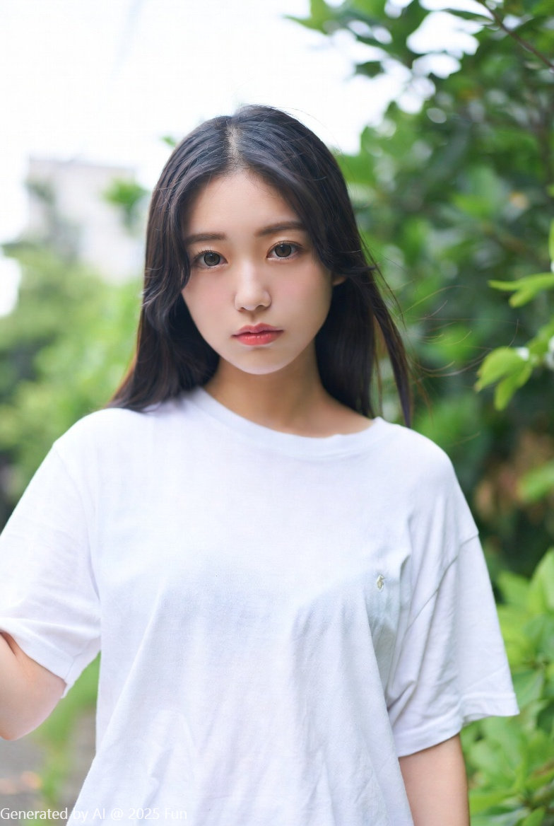 The Most Beautiful Moment # 2 White T-Sun Woman