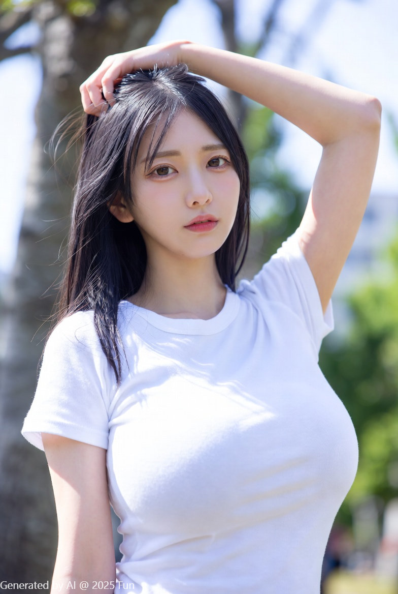 The Most Beautiful Moment # 2 White T-Sun Woman