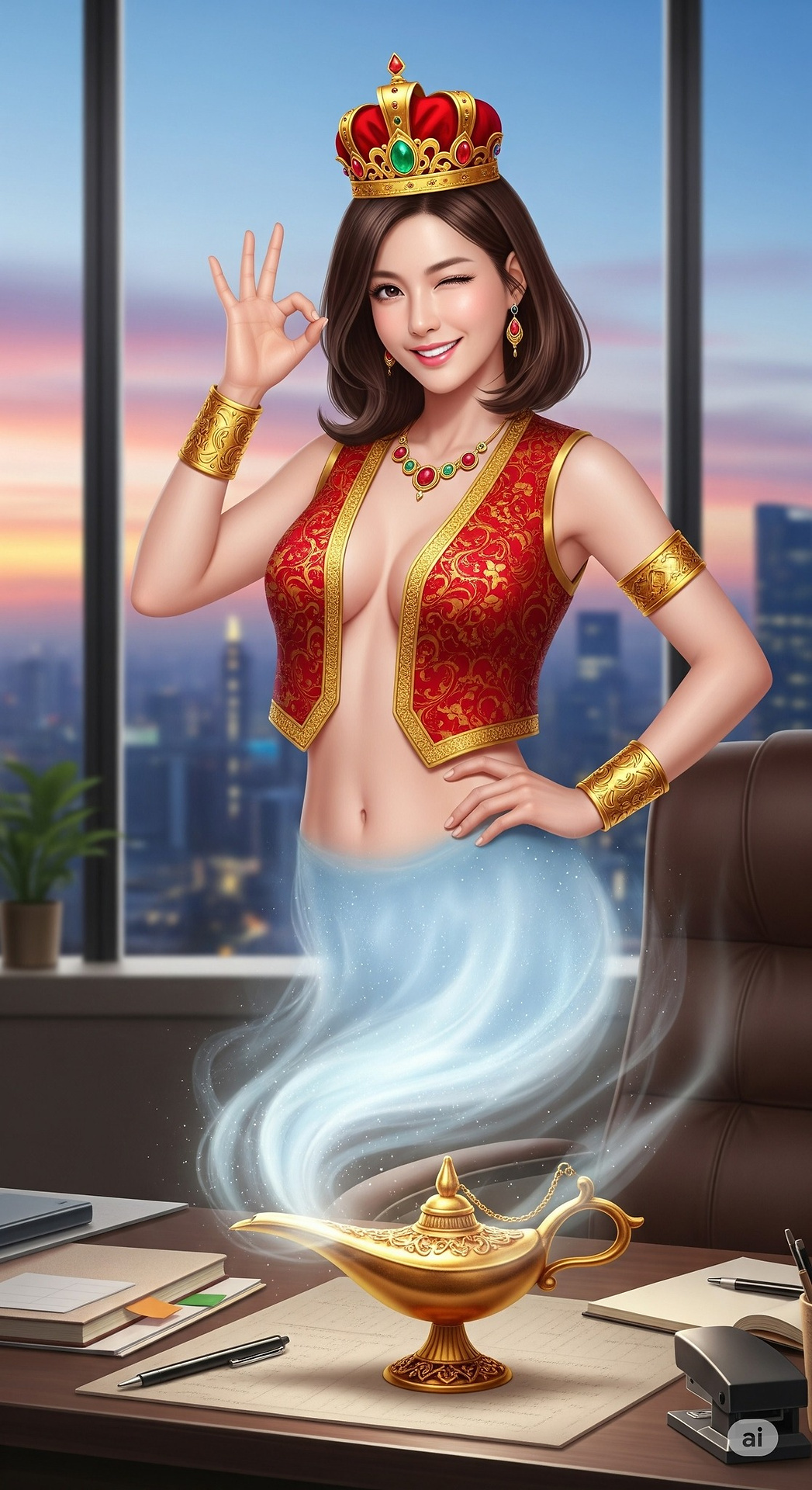 神燈美女精靈