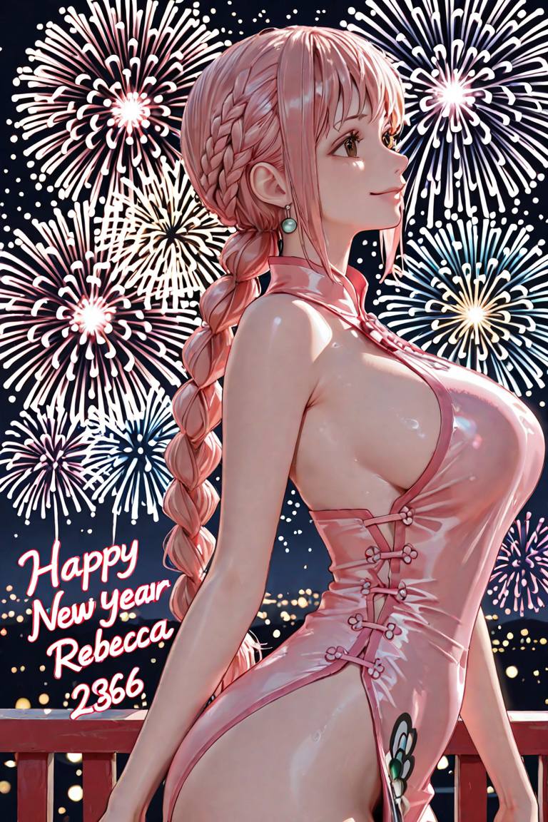 動漫美女迎接2026