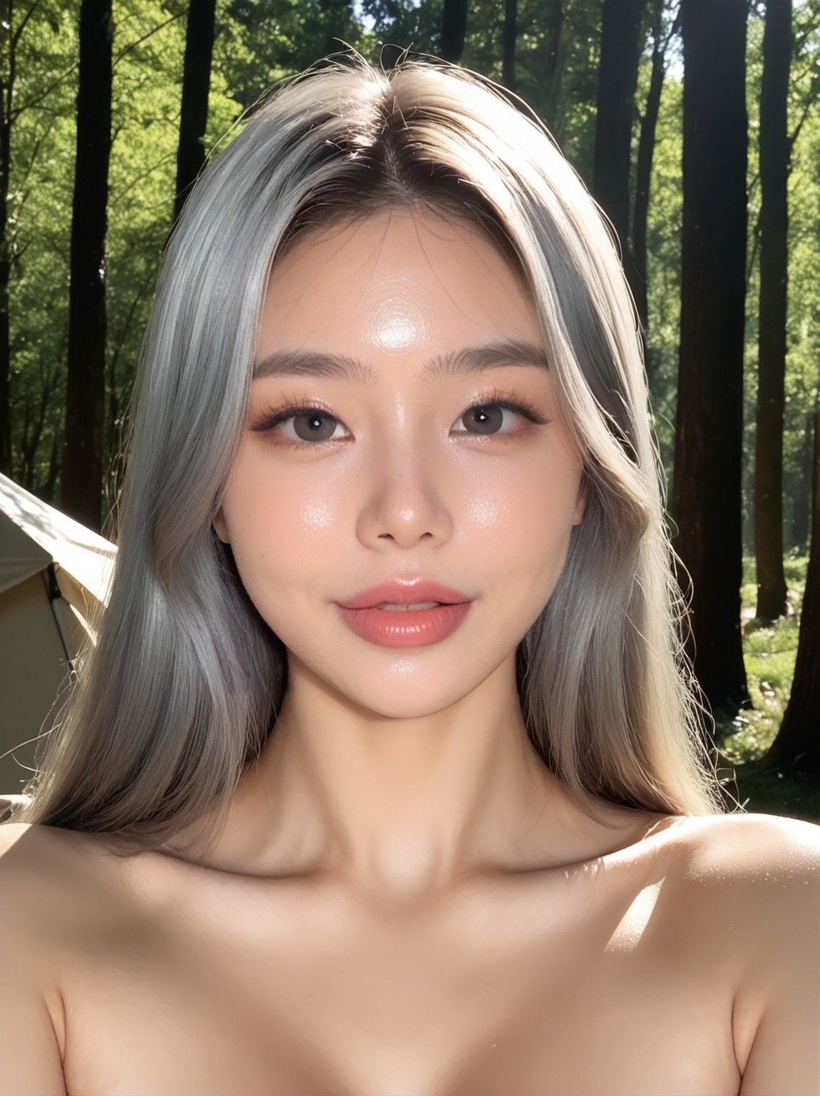 大自然露營