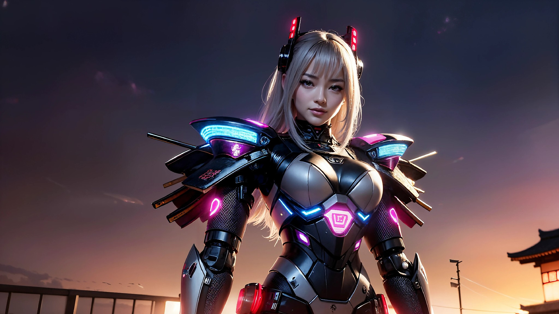 Cyberpunk Ninja Assassin