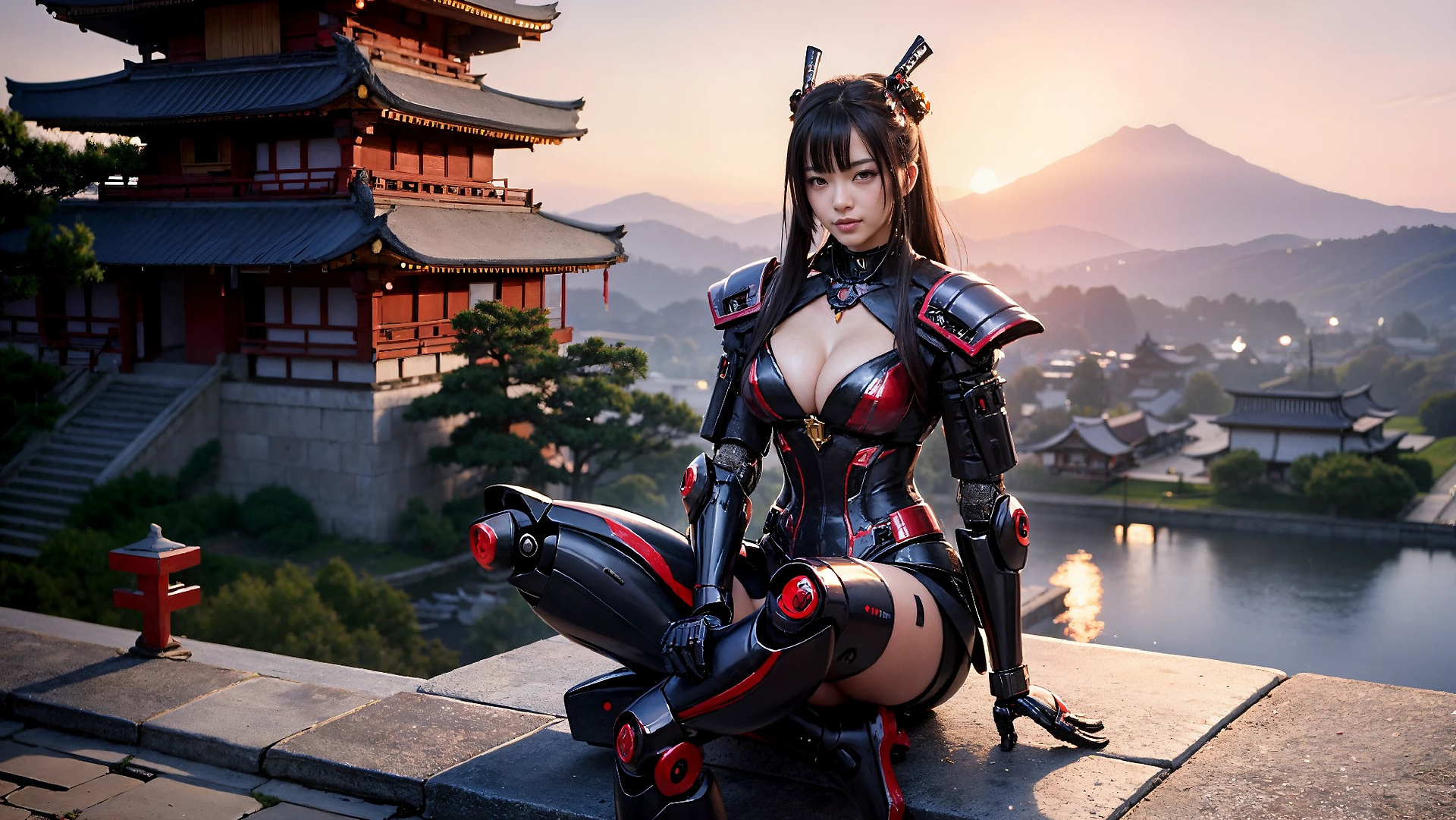 Cyberpunk Ninja Assassin