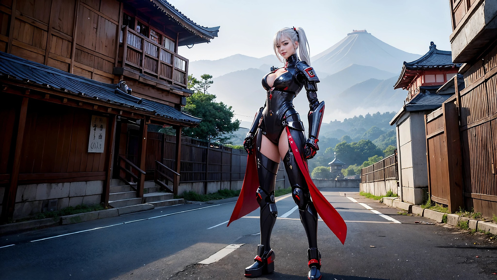 Cyberpunk Ninja Assassin