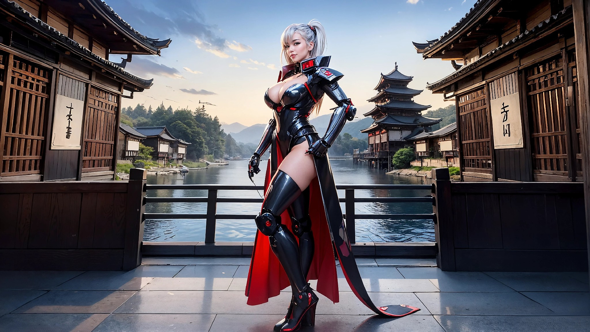 Cyberpunk Ninja Assassin