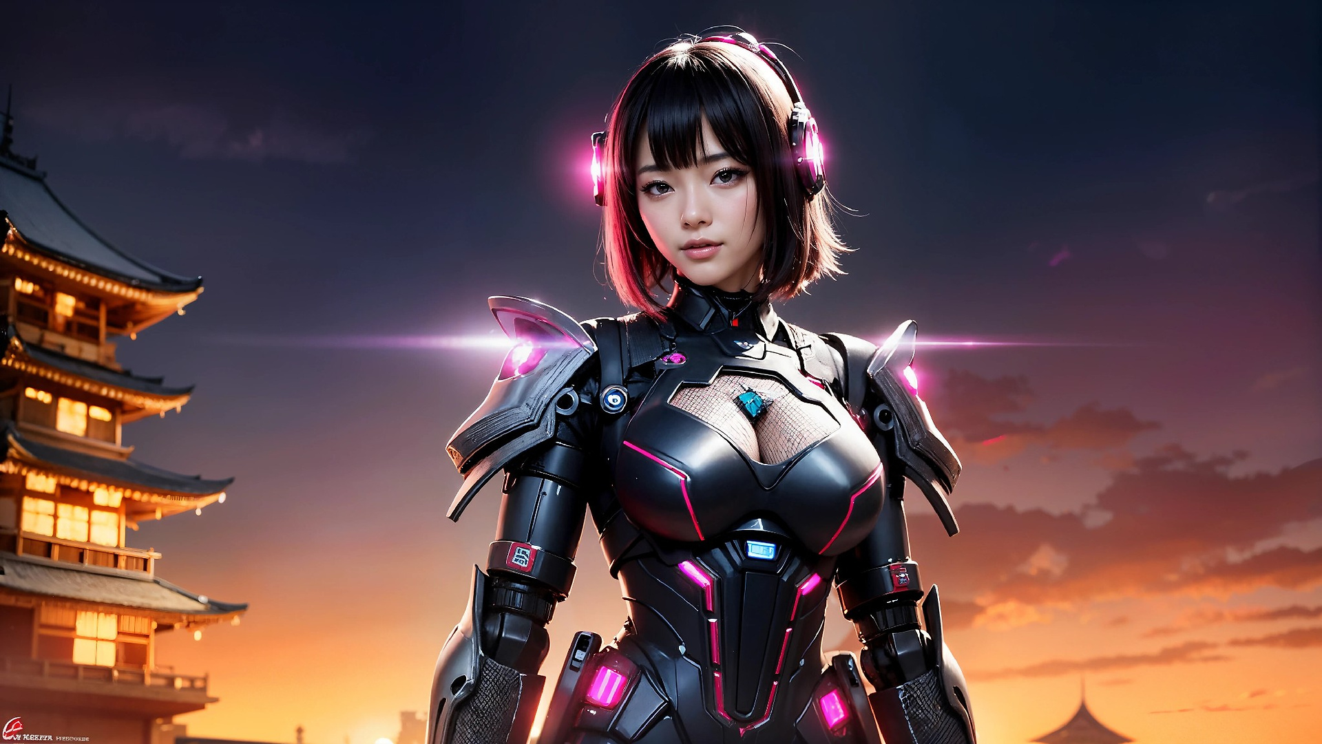 Cyberpunk Ninja Assassin
