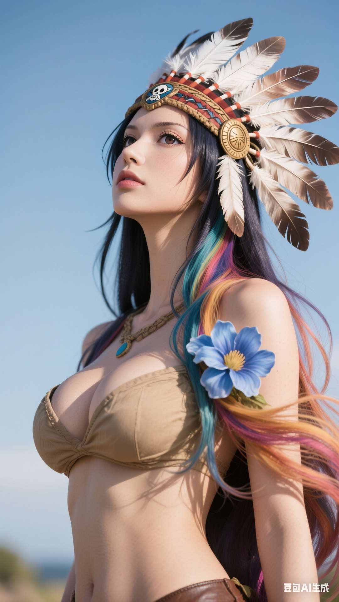 Native American Feather Headgear