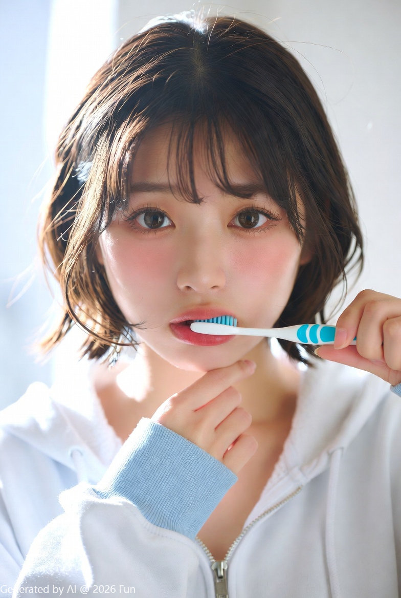 Youthful Love First Love # 5 Girl Who Loves Brushing Her Teeth Doesn't Spoil