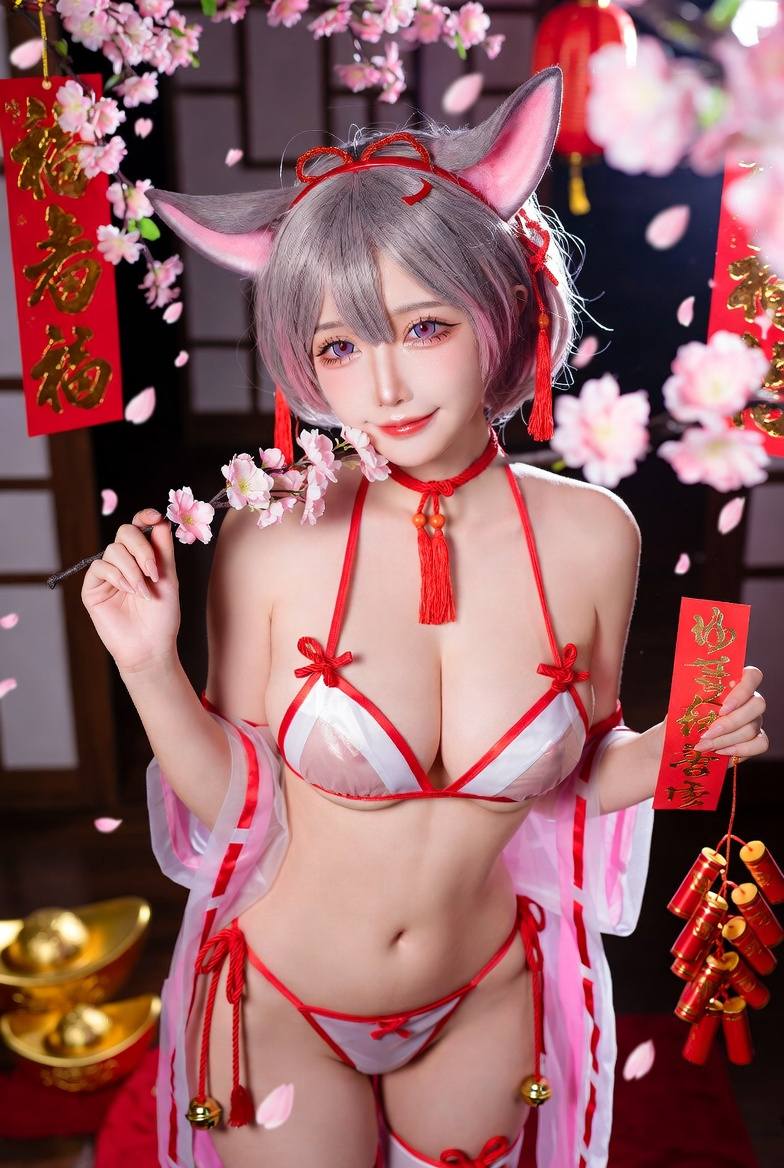 Fox Girl Celebrates the Year of the Horse