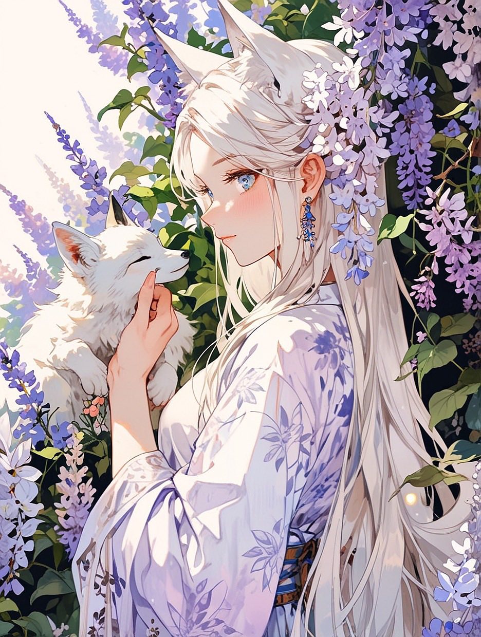 Love. Floral Series - Lilac