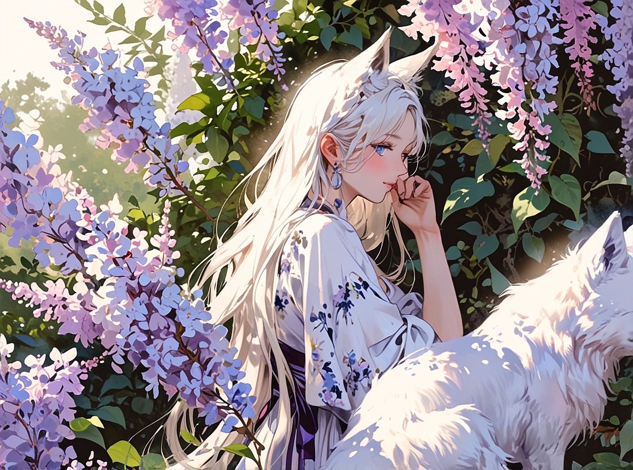 Love. Floral Series - Lilac