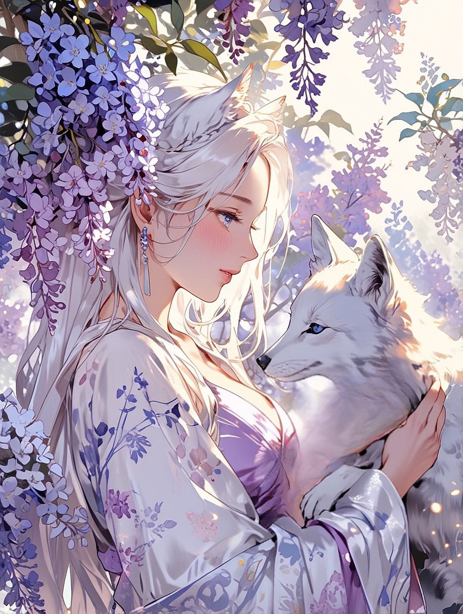 Love. Floral Series - Lilac
