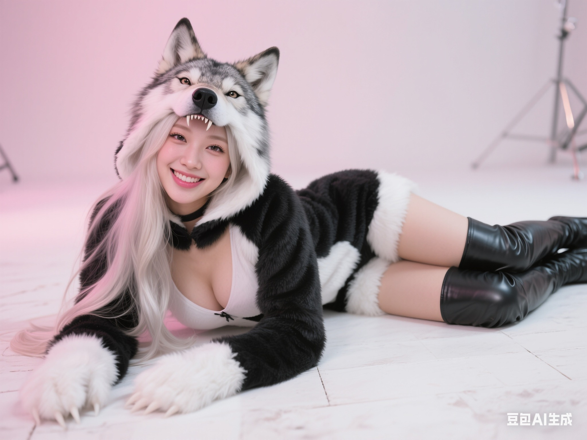 Plush Wolf Clothes