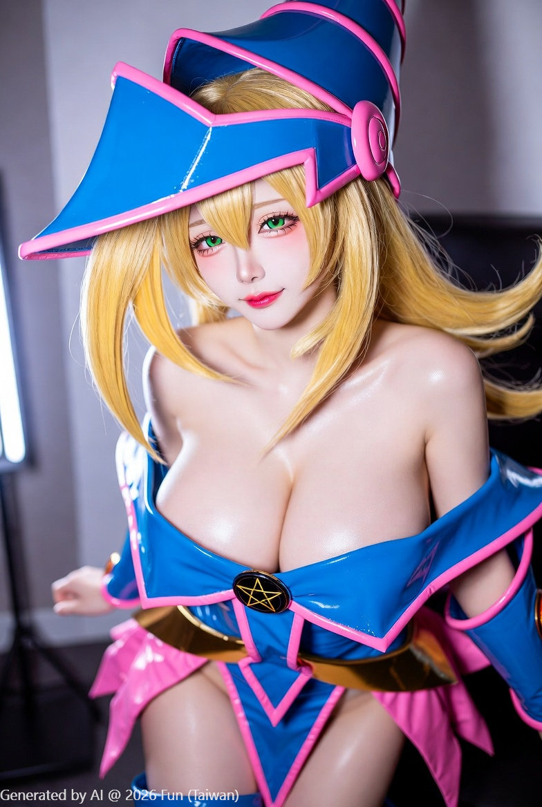 Fantasy # 38 Playful Dark Magic Girl