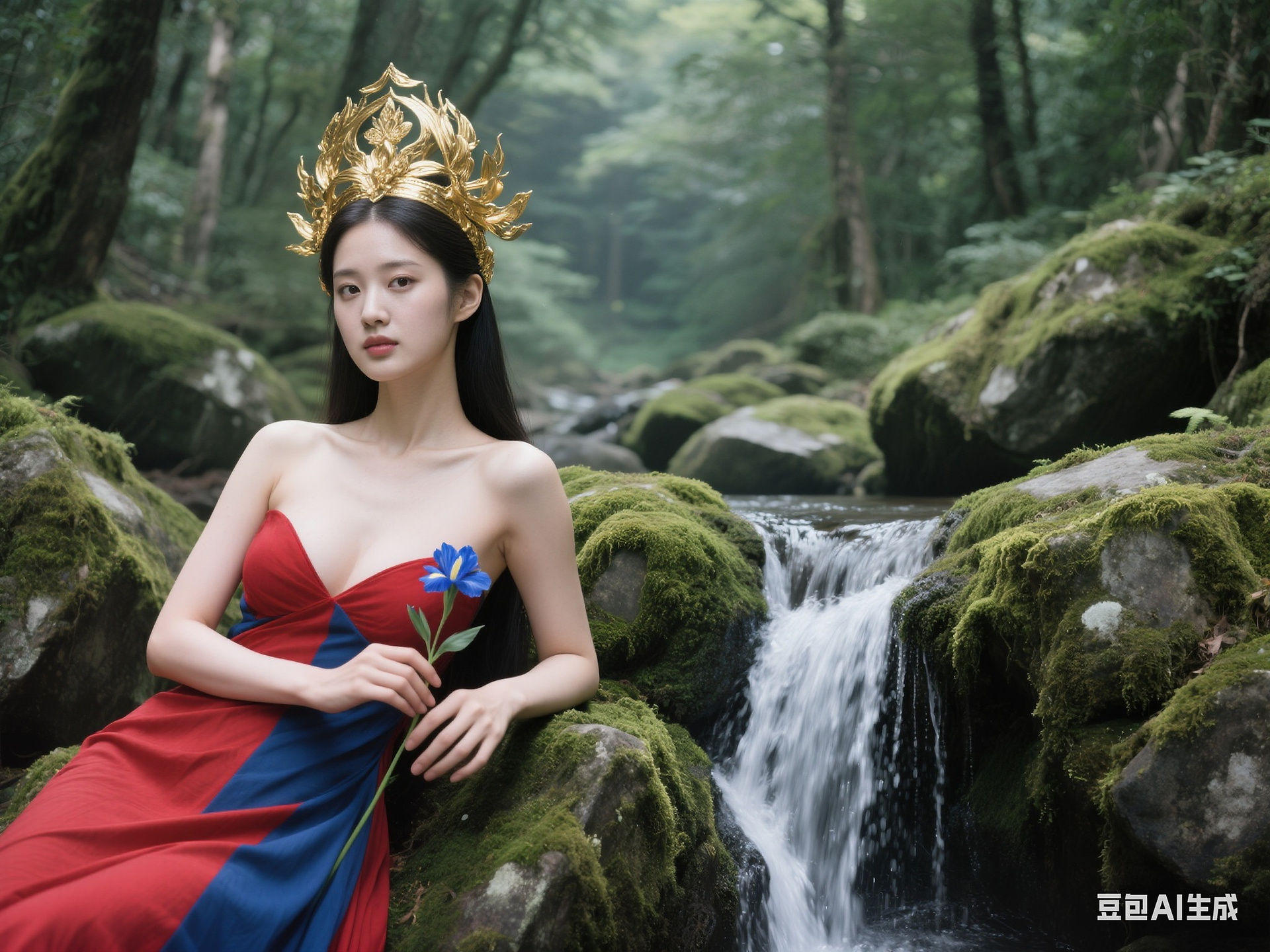 Gold Headdress Goddess