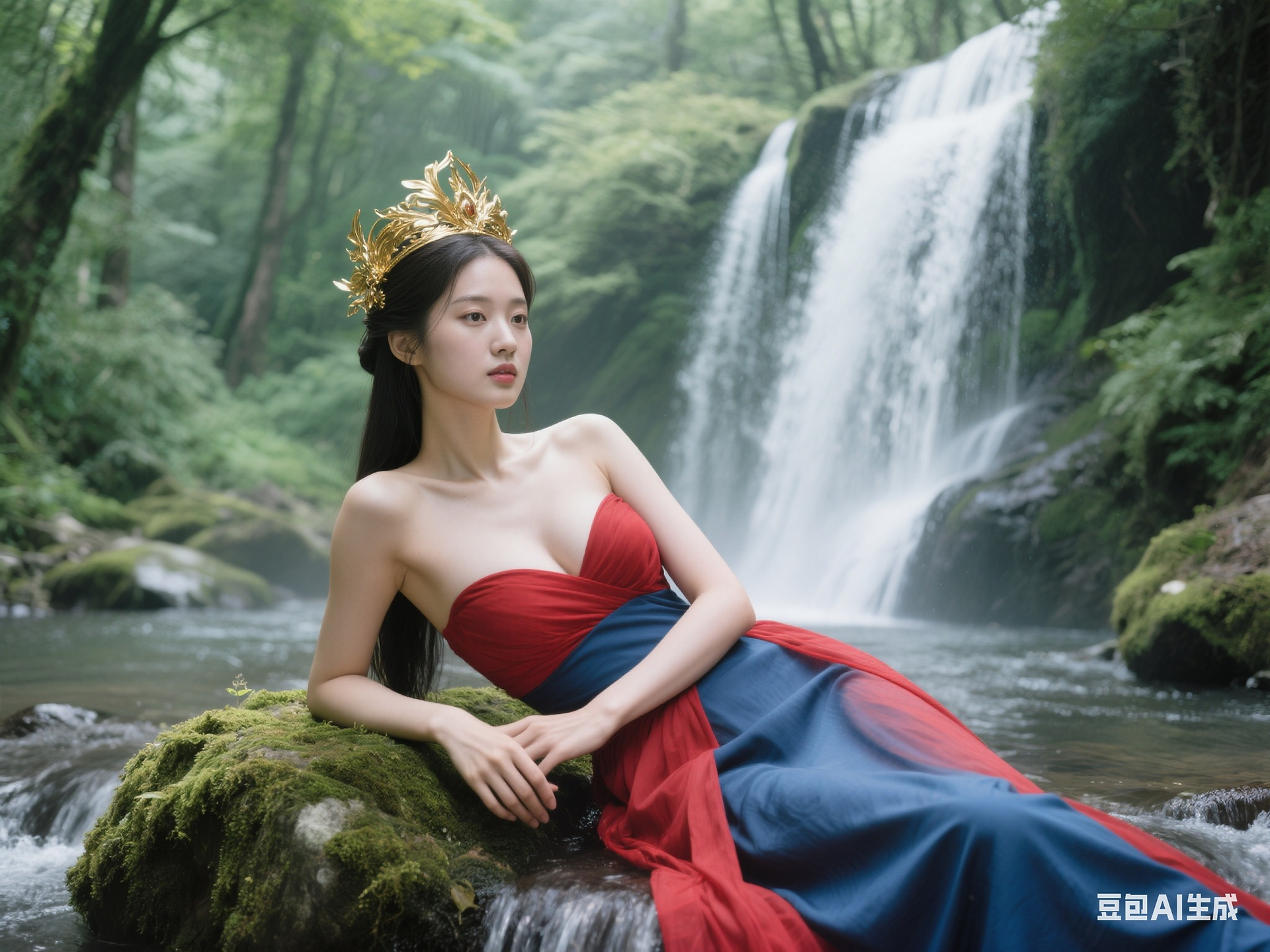 Gold Headdress Goddess