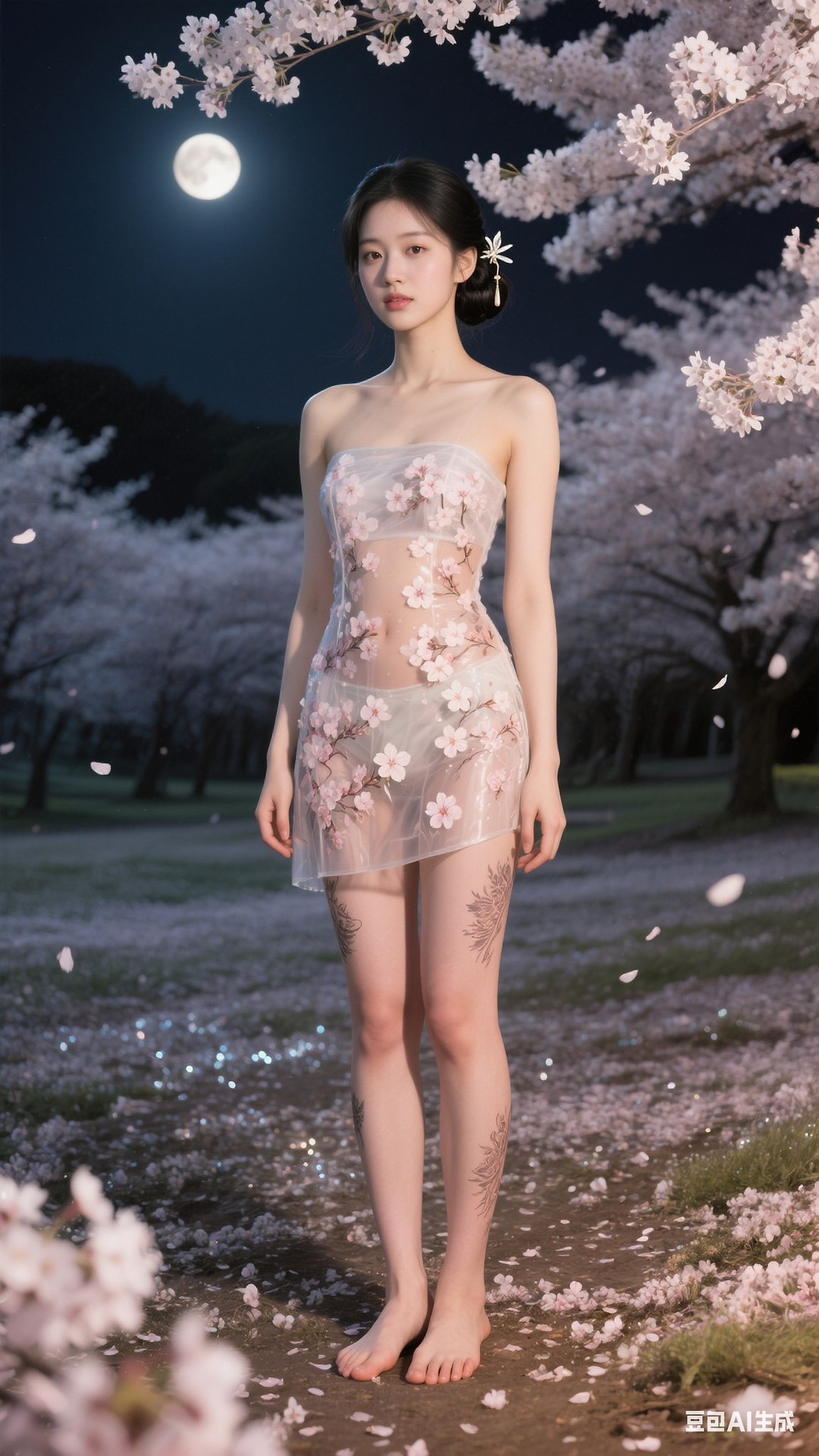 Sakura Petal Tattoo