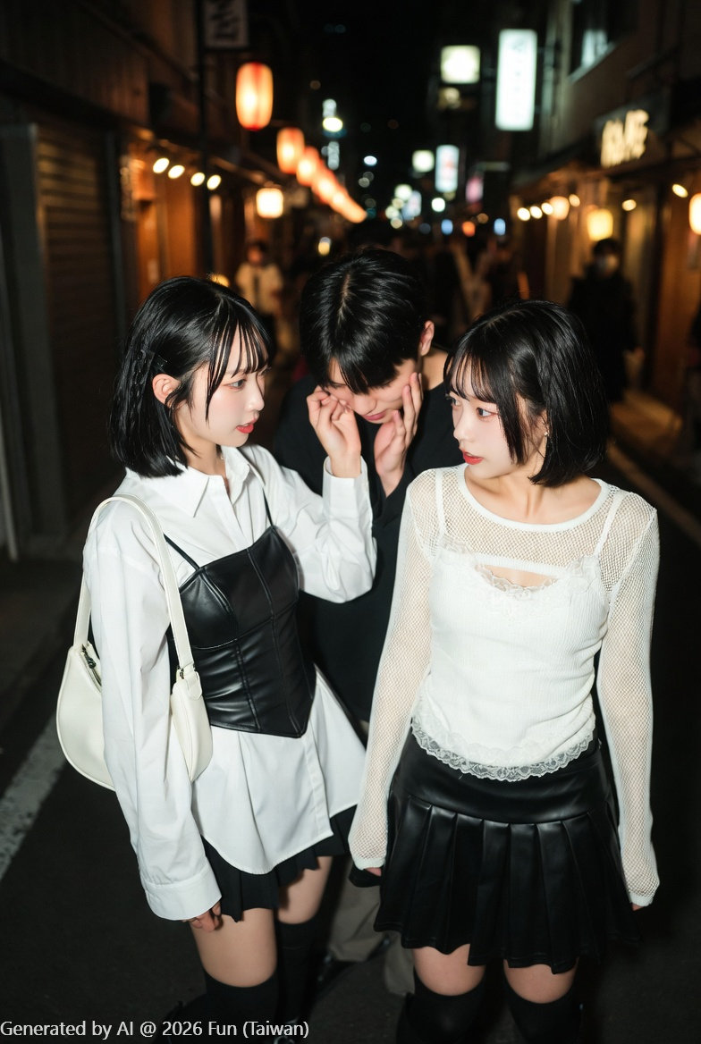 Taiwanese Milk Troupe # 11 meets two Taiwanese girls at a bar