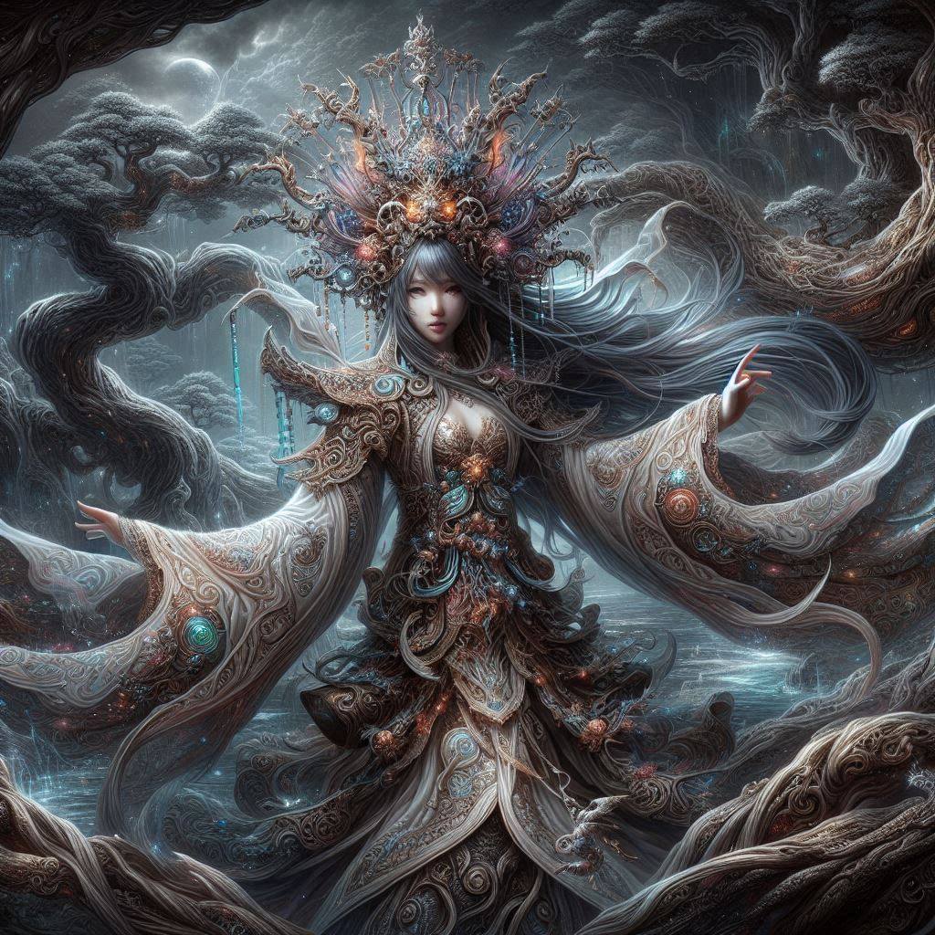 Fantasy x Beautiful Witch x Darkness