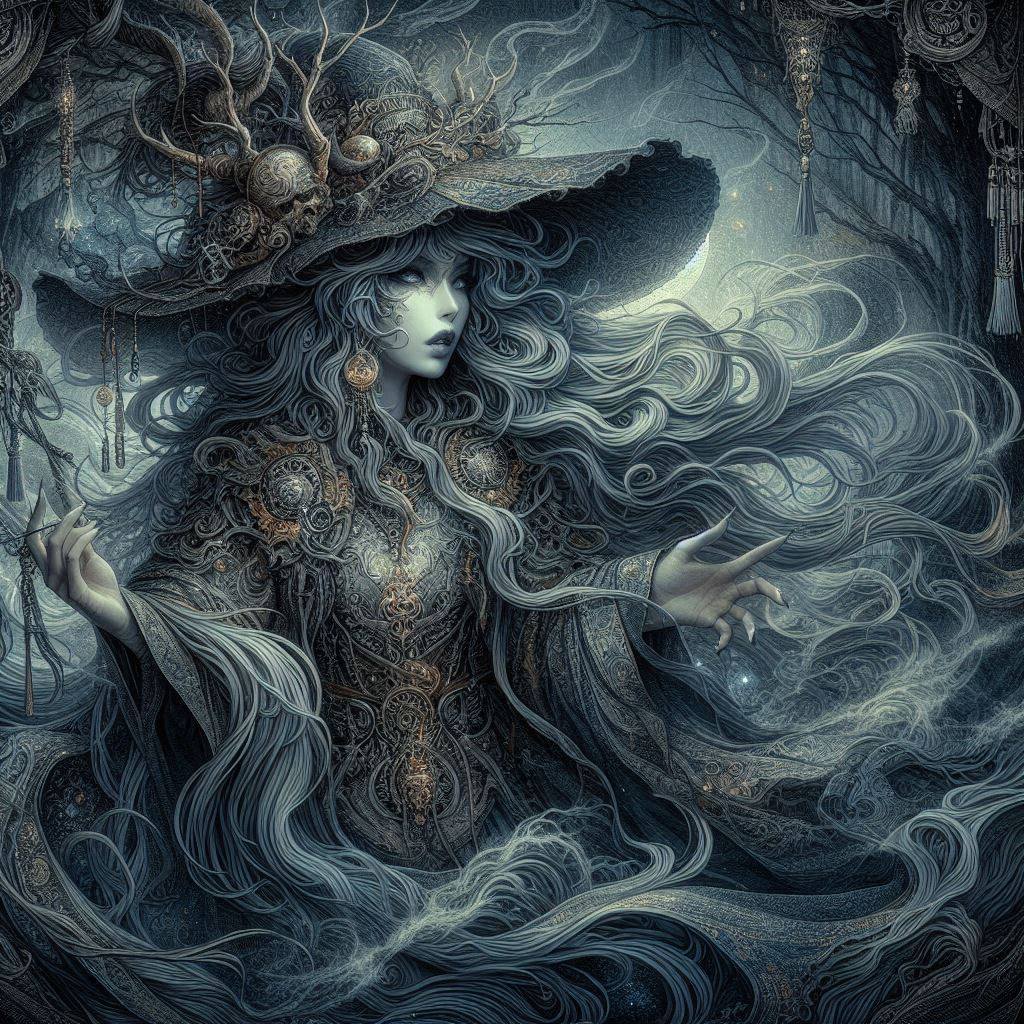 Fantasy x Beautiful Witch x Darkness
