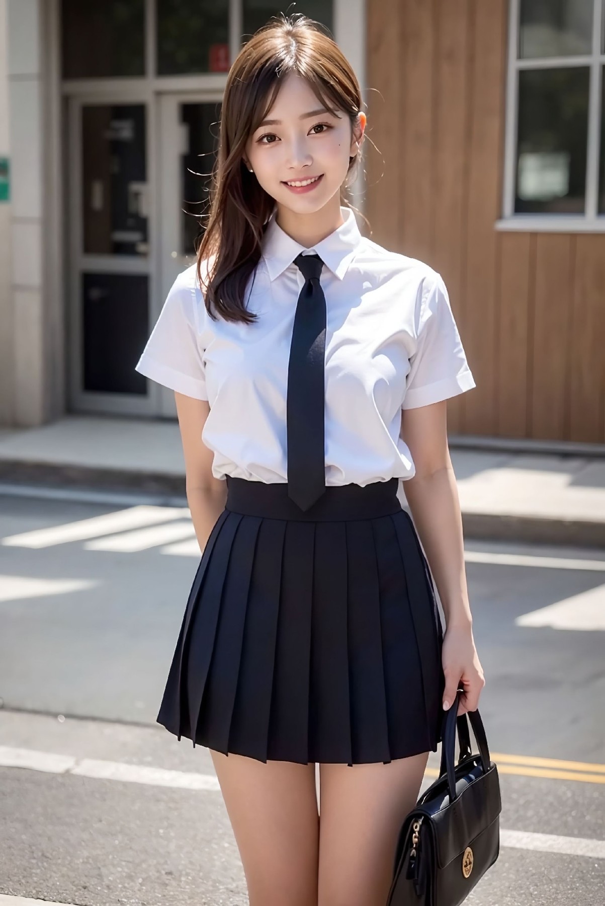 Female high school student