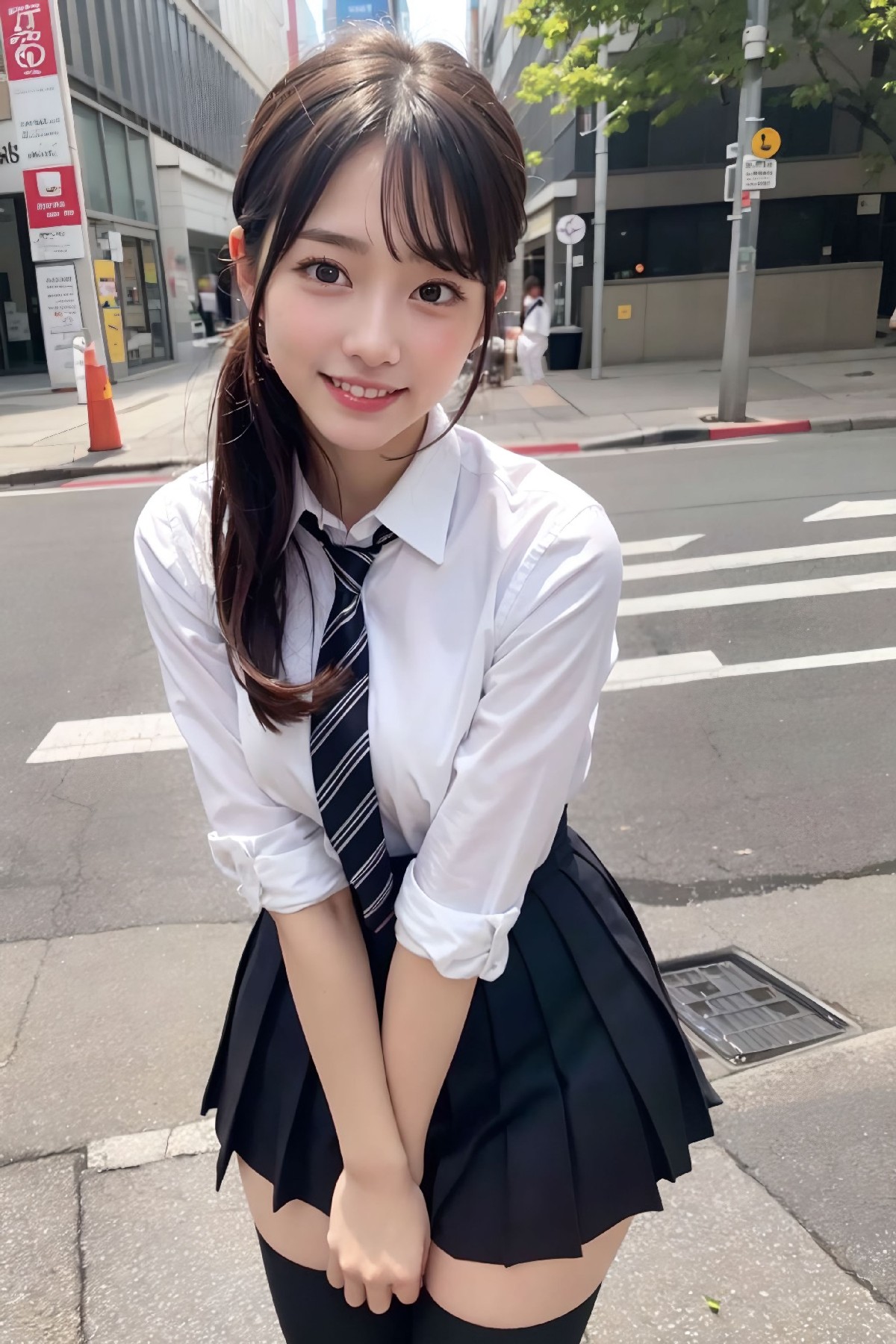 Female high school student