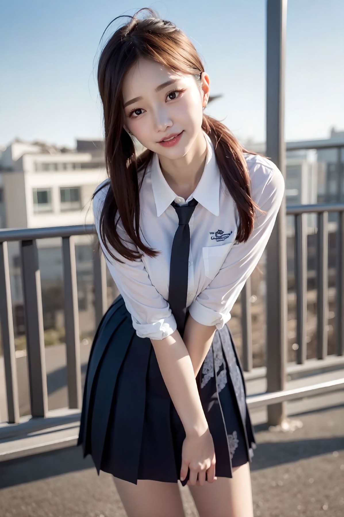 Female high school student