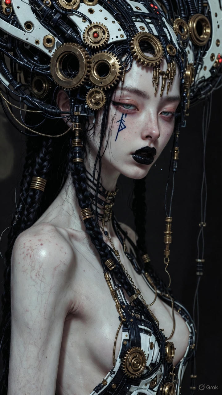 Dystopian Goth Maiden