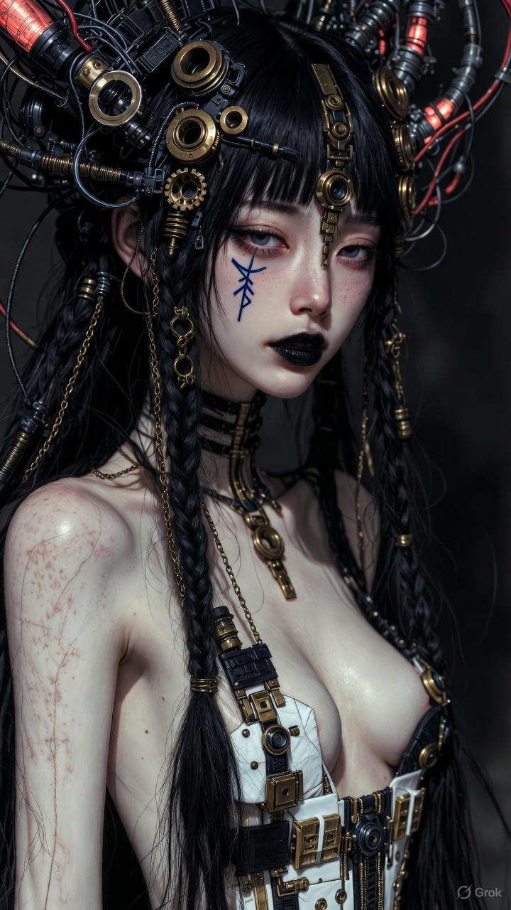 Dystopian Goth Maiden