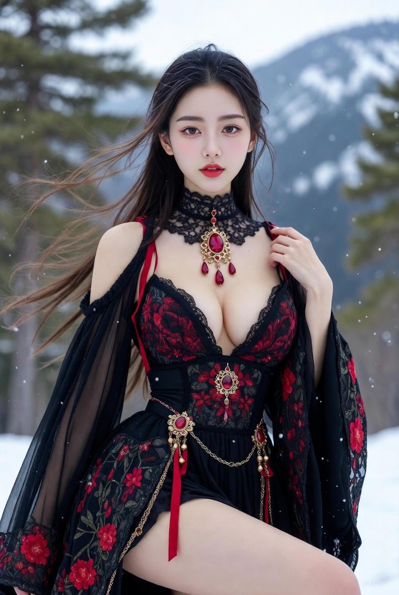 Cold and noble, like a newly melted snowflake