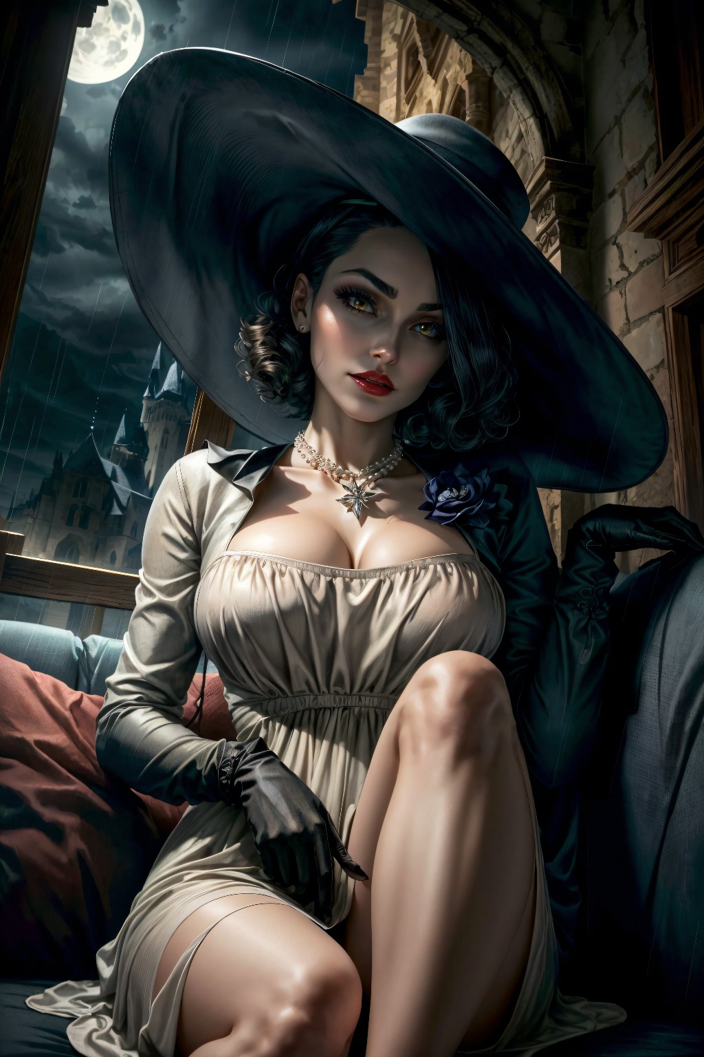 Lady Dimitrescu - Midnight Whispers - Voluptious