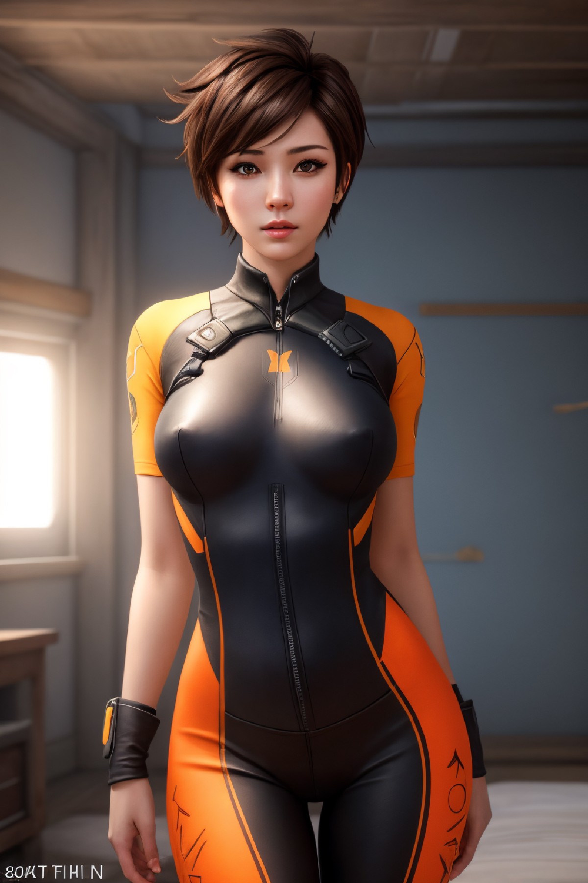 Lena Oxton, code-named "The Hunt"