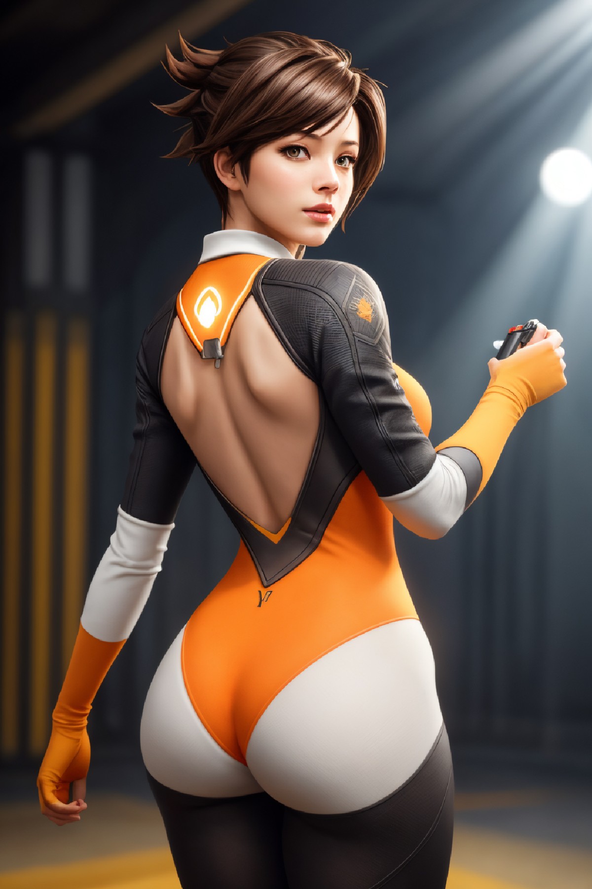 Lena Oxton, code-named "The Hunt"