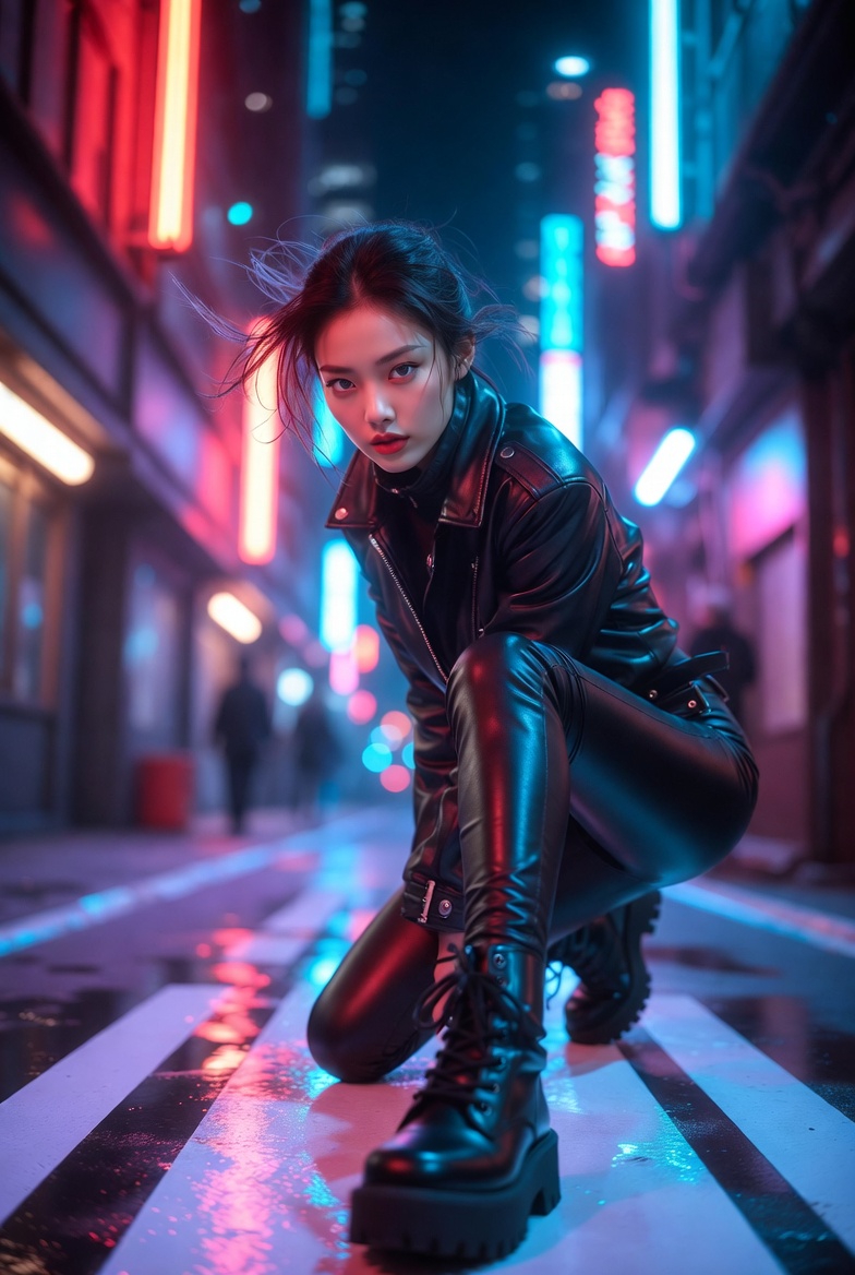 women's leather jacket