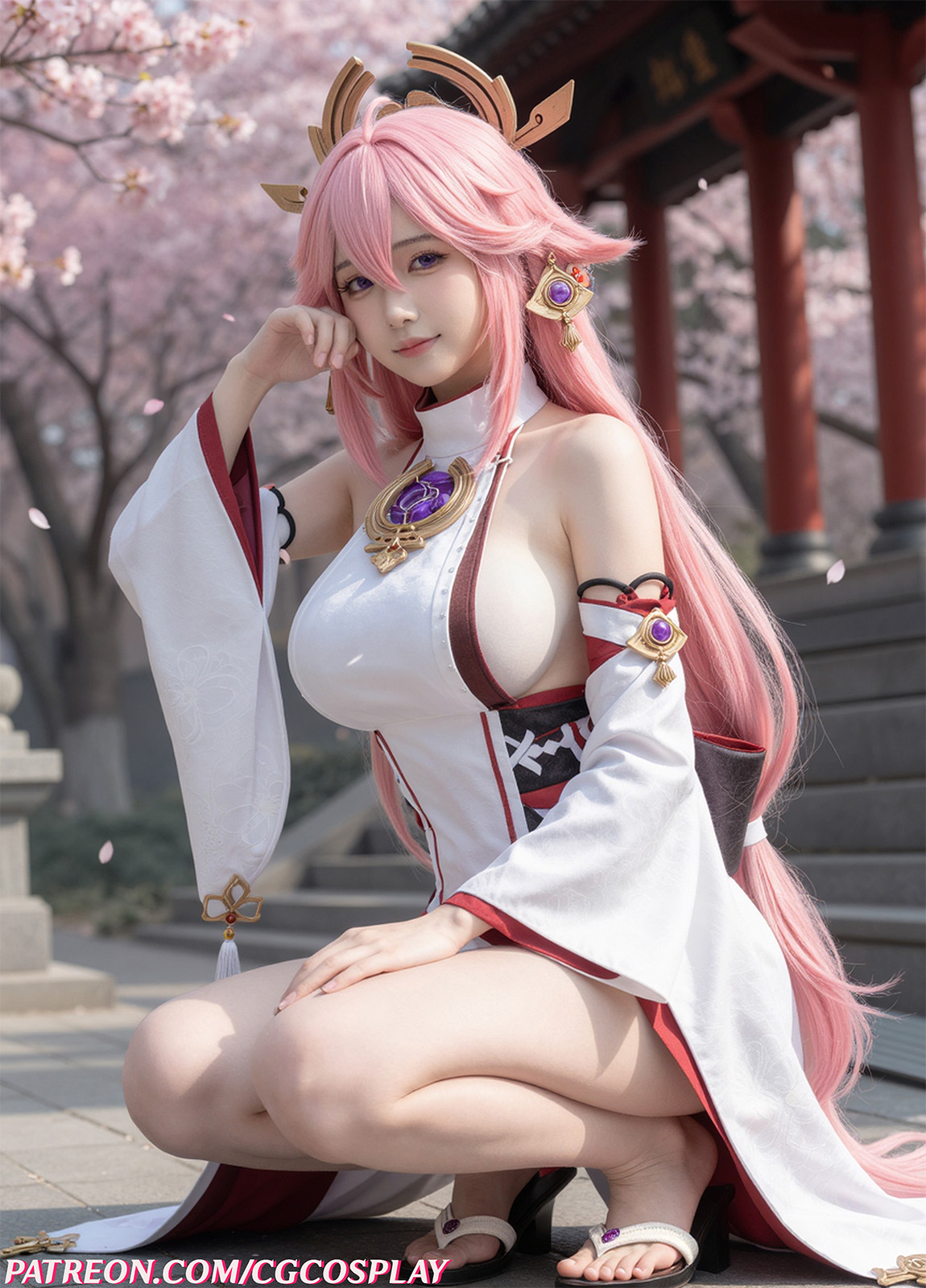 Yae Miko – Genshin Impact 🌸⛩️🦊