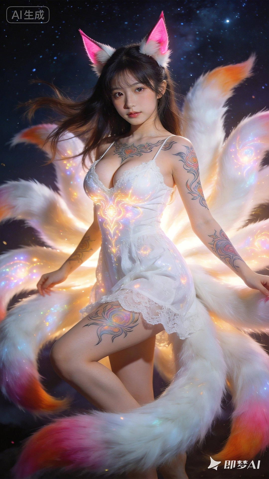 Glowing Nine-Tailed Fox