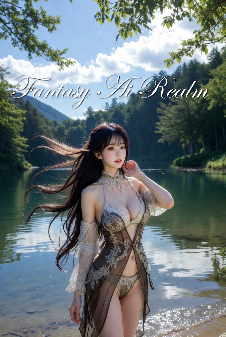 Misty by the lake. She's a silent temptation.