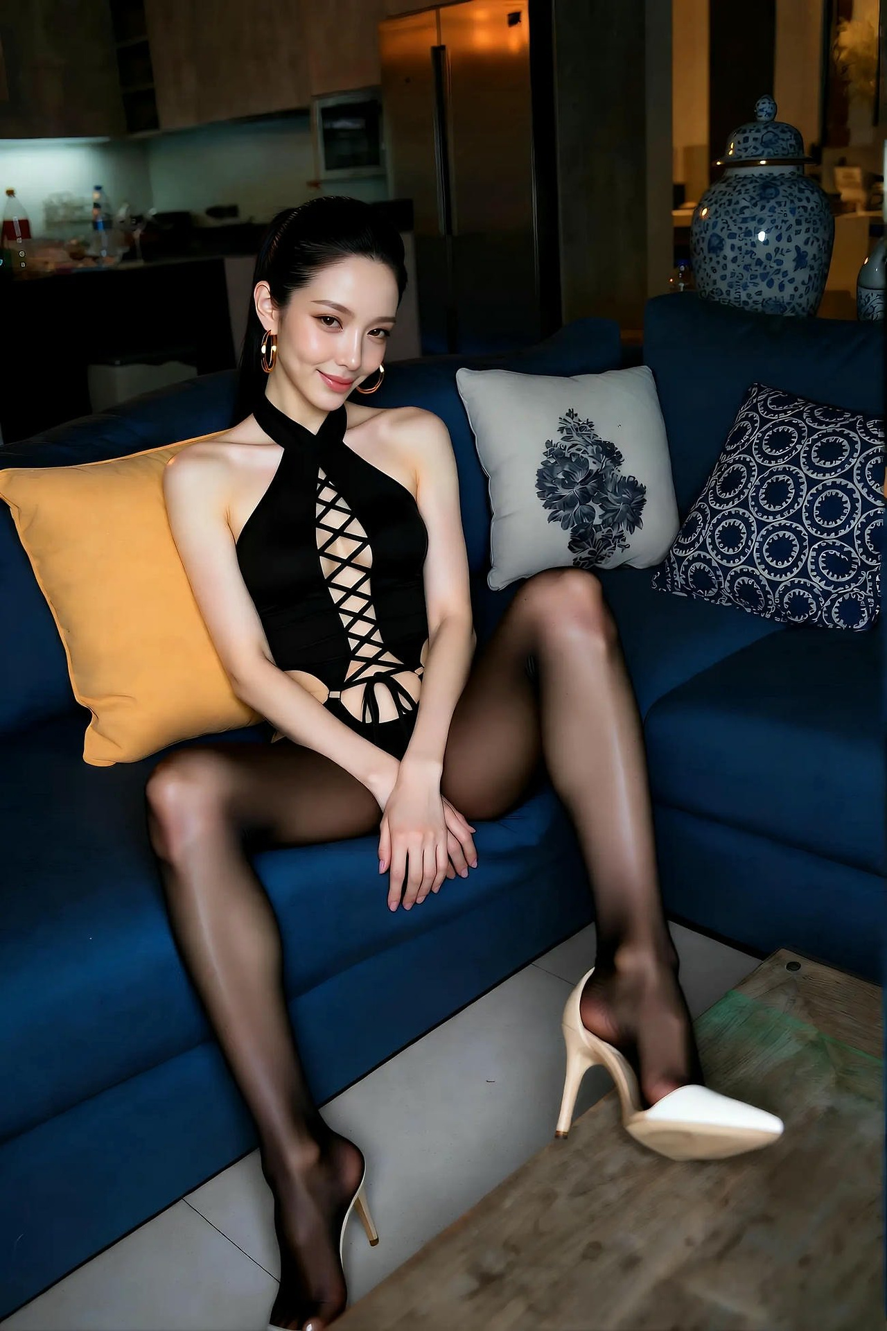 Mee-Mee - Erotic Black Silk